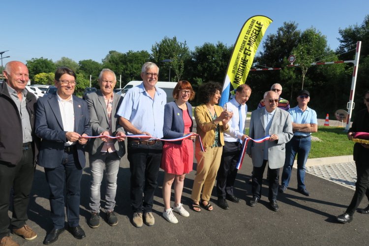 Inauguration de l'aire de covoiturage