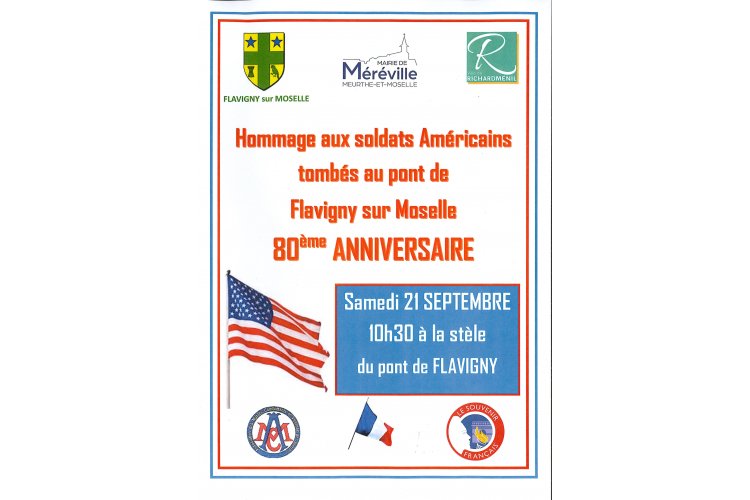 80ème anniversaire des combats meurtriers au Pont de Flavigny